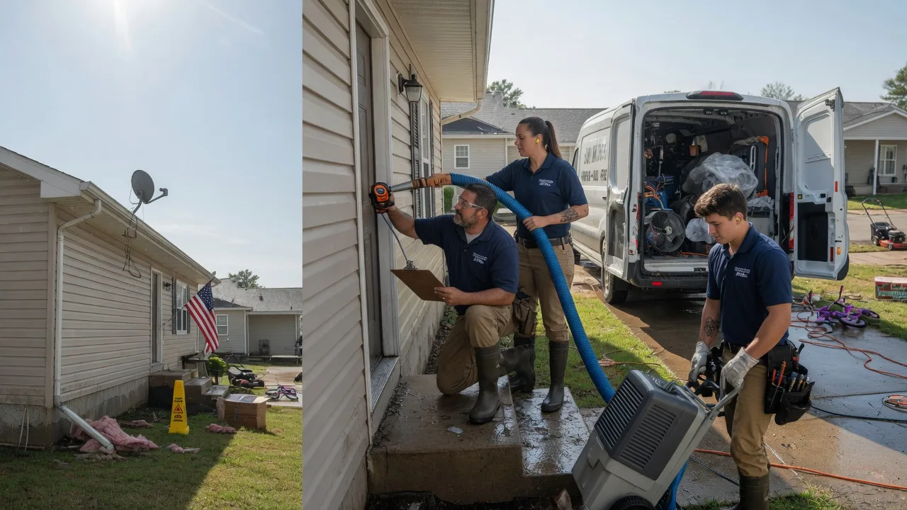 Ceiling Water Damage Restoration in Marquette, IA near me